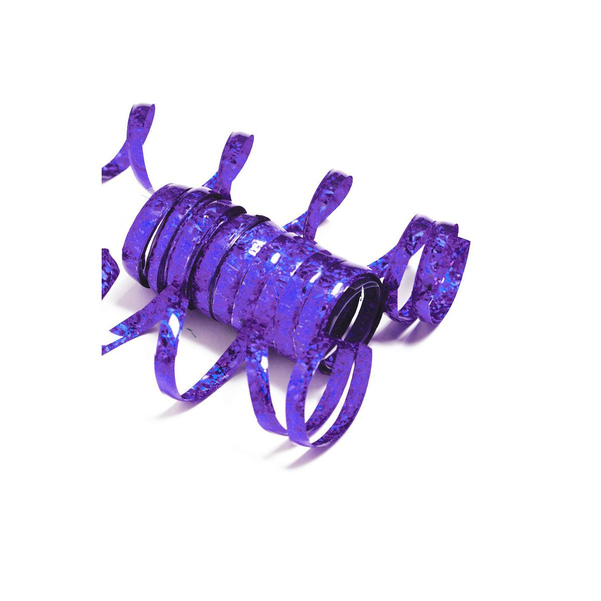 Electric Blue Holographic Foil Streamers