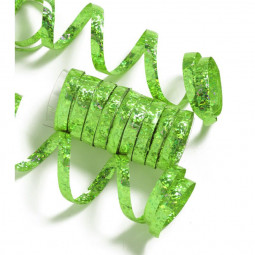 Green Holographic Foil Streamers