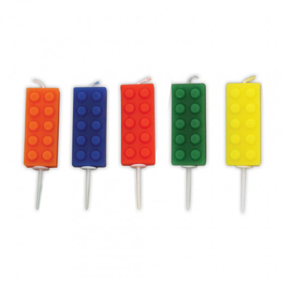 Building Block Birthday Candles Building Block Birthday Candles