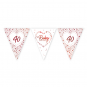 Ruby Anniversary Paper Bunting