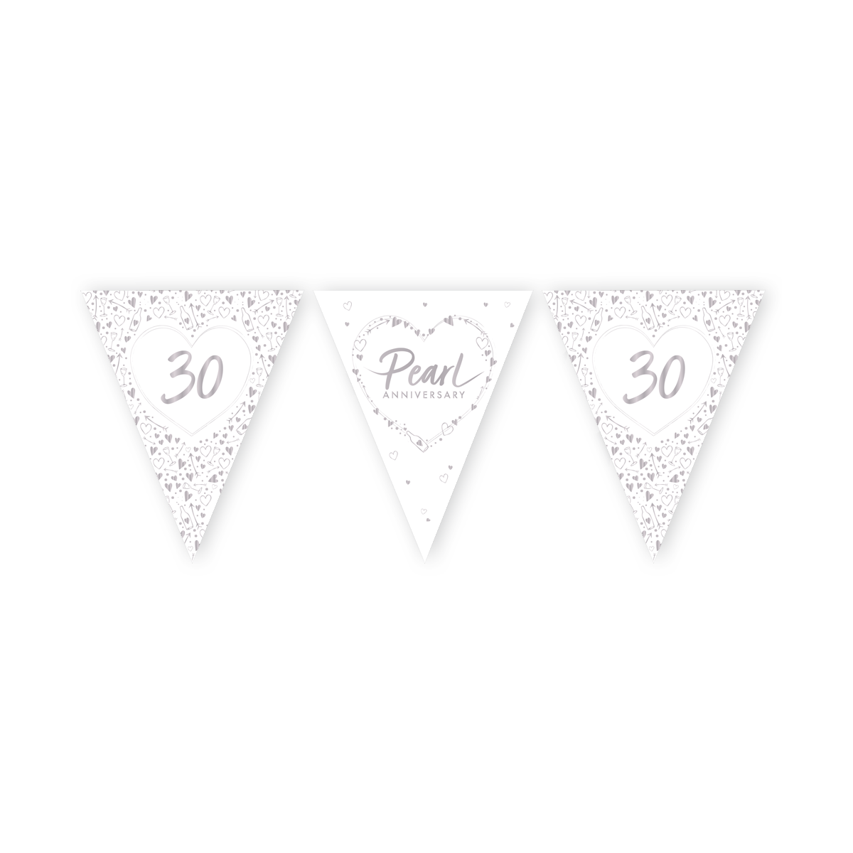 Pearl Anniversary Paper Bunting Pearl Anniversary Paper Bunting