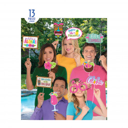 Hawaiian Photo Booth Props