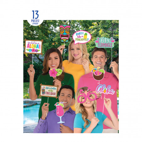 Hawaiian Photo Booth Props