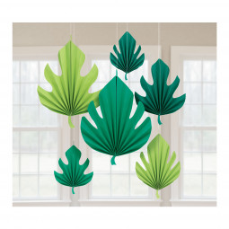Palm Leaf  Hanging Fan Decorations