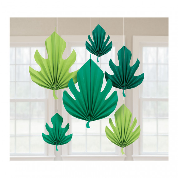 Palm Leaf  Hanging Fan Decorations Palm Leaf  Hanging Fan Decorations