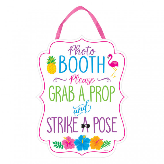 Hawaiian Photo Booth Sign
