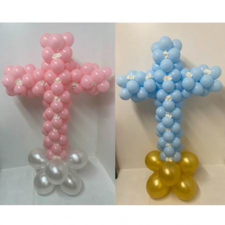 Large Balloon Cross - Communions, Confirmations and Christenings