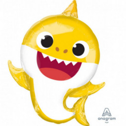 Baby Shark SuperShape Foil Balloon - Inflated