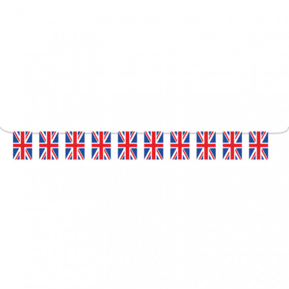 Great Britain Plastic Bunting - 5m