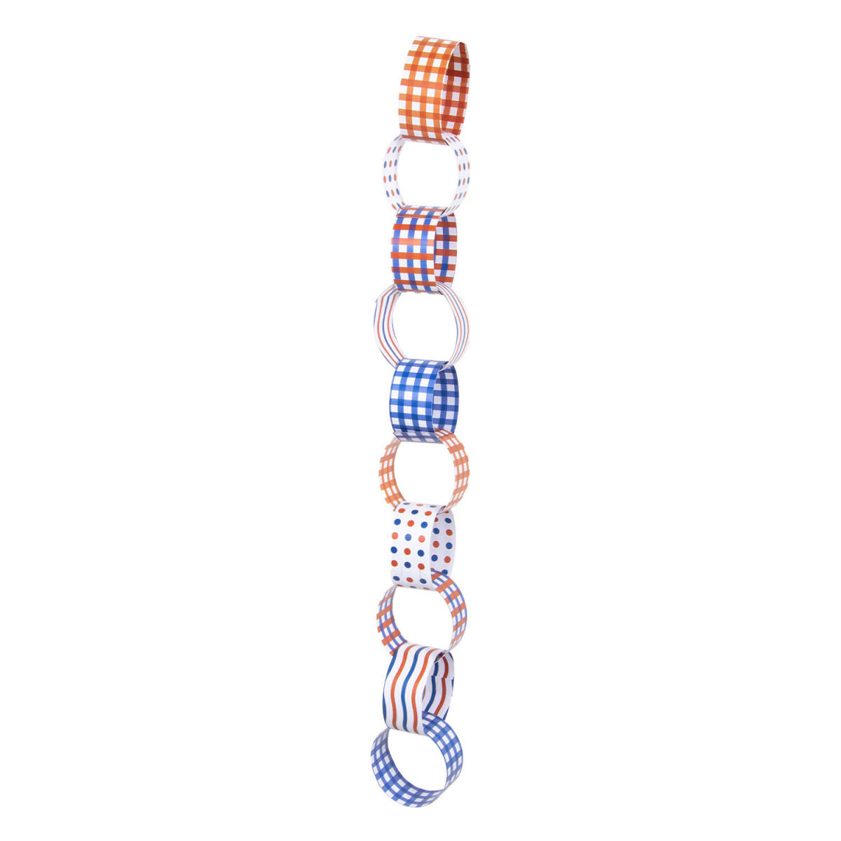 Red, White and Blue Paper Chains - 6m Red, White and Blue Paper Chains - 6m