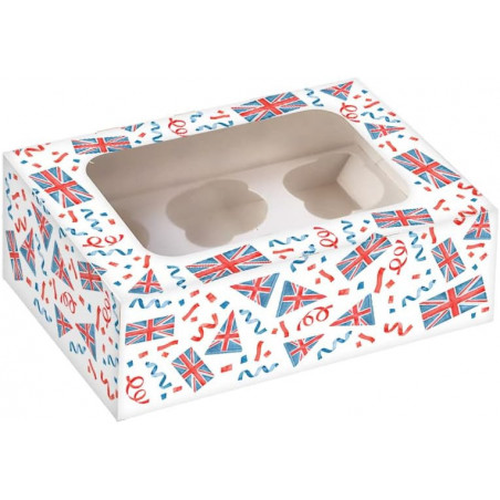 Great Britain Cupcake Box