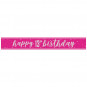 Pink Happy 13th Birthday Banner