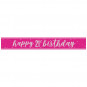 Pink Happy 21st Birthday Banner