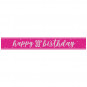 Pink Happy 30th Birthday Banner