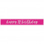 Pink Happy 70th Birthday Banner