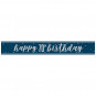 Blue Happy 70th Birthday Banner
