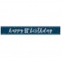 Blue Happy 90th Birthday Banner