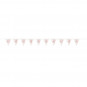 Rose Gold 40th Birthday Plastic Bunting