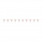 Rose Gold 50th Birthday Plastic Bunting