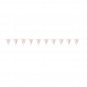 Rose Gold 70th Birthday Plastic Bunting