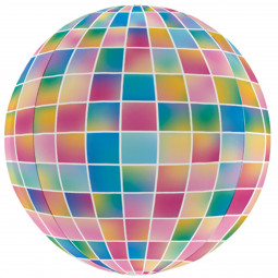 Disco Ball Foil Balloon - Inflated