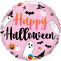 Cute Halloween Round Foil Balloon - Inflated Cute Halloween Round Foil Balloon - Inflated