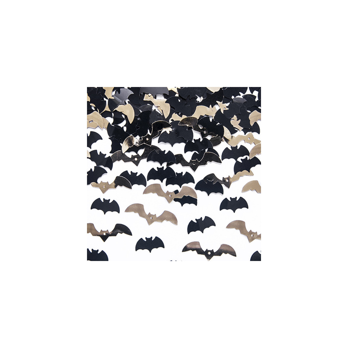 Halloween Black and Gold Bat Confetti Halloween Black and Gold Bat Confetti