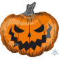 Halloween Evil Pumpkin Supershape Foil Balloon - Inflated Halloween Evil Pumpkin Supershape Foil Balloon - Inflated
