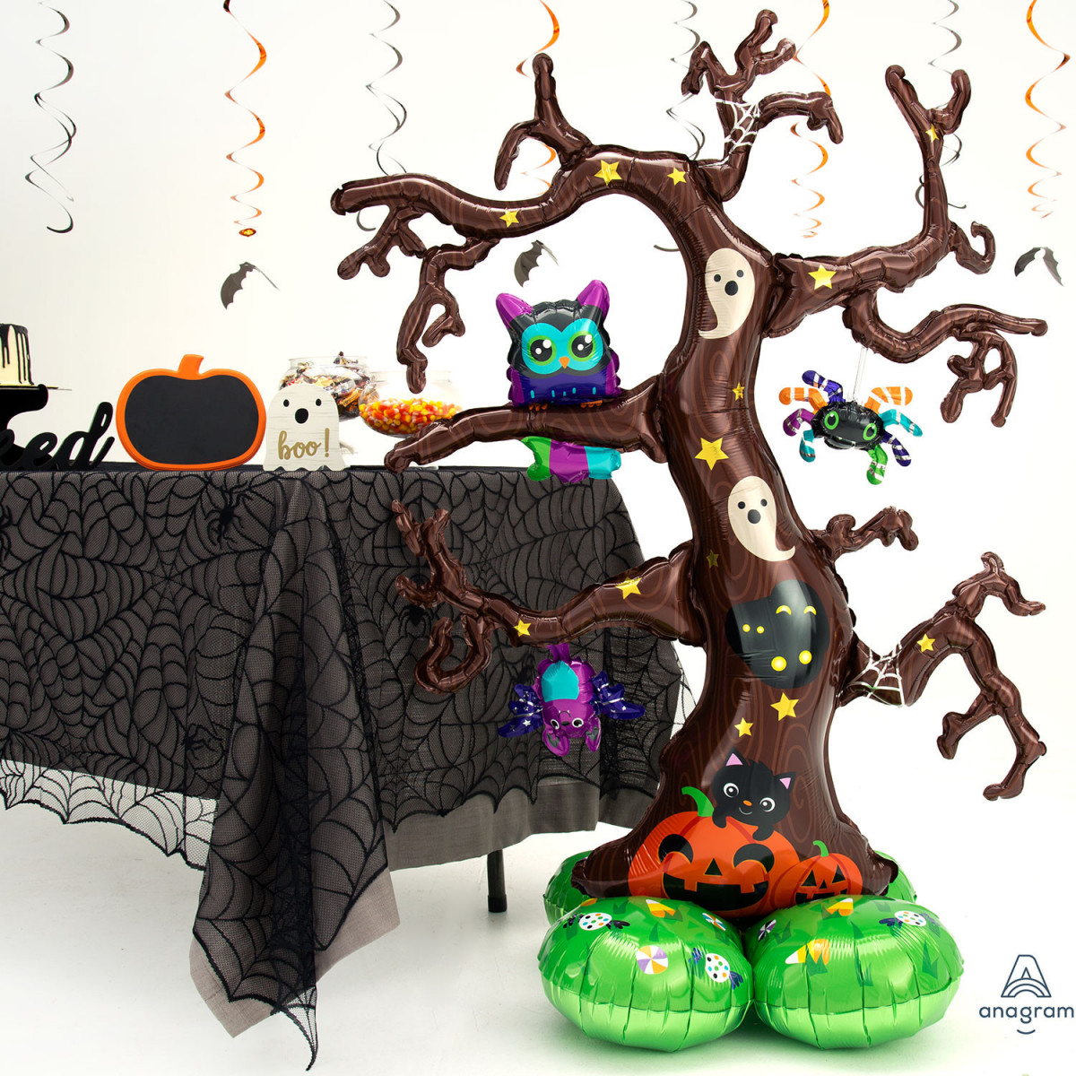 Creepy Tree Airloonz Foil Balloon - Inflated