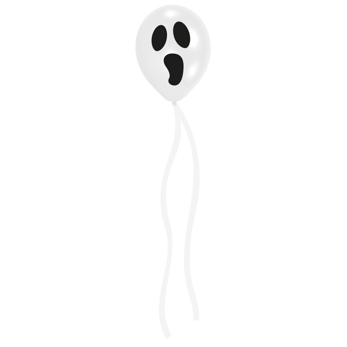 Halloween Ghost Latex Balloons - Inflation Options Halloween Ghost Latex Balloons - Inflation Options