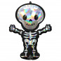 Skeleton Supershape Foil Balloon - Inflated Skeleton Supershape Foil Balloon - Inflated