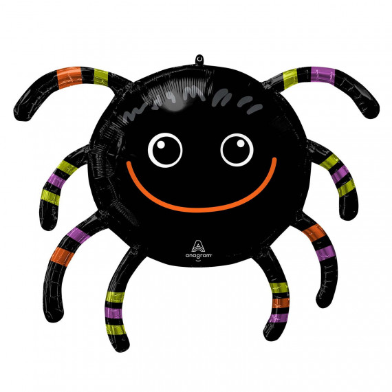 Spider Supershape Foil Balloon - Inflated Spider Supershape Foil Balloon - Inflated