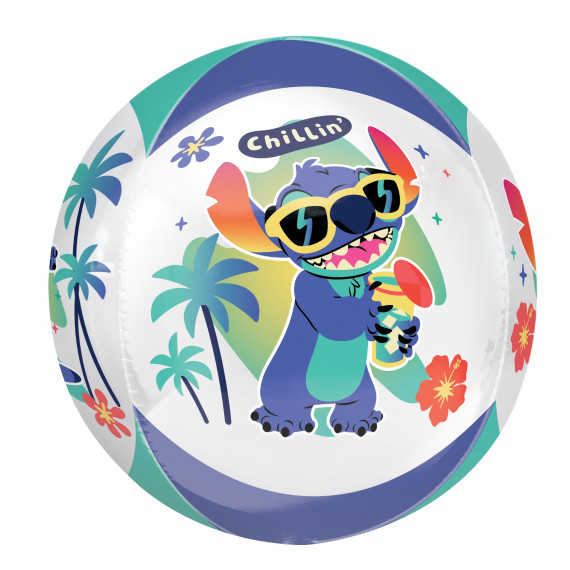Stitch Orbz Balloon - Inflated