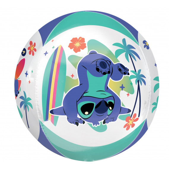 Stitch Orbz Balloon - Inflated