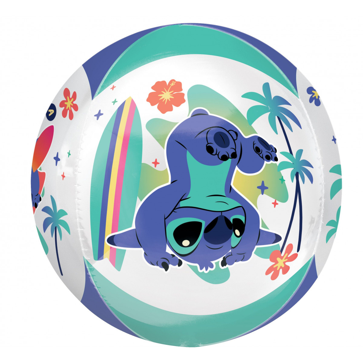 Stitch Orbz Balloon - Inflated