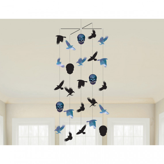 Birds and Skulls String Decoration