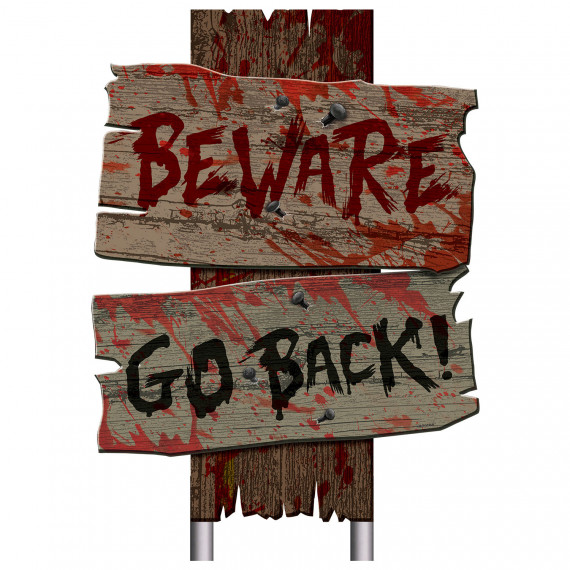 Pack of 3 Cemetery Path Signs