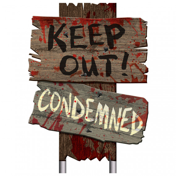 Pack of 3 Cemetery Path Signs