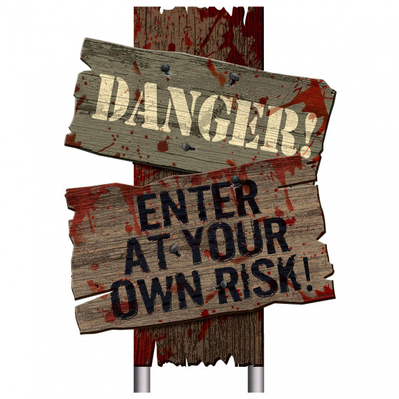 Pack of 3 Cemetery Path Signs