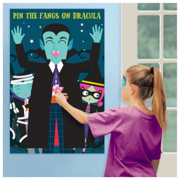 Pin the Teeth on the Vampire Game