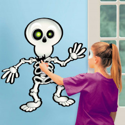 Pin the Smile on the Skeleton Game