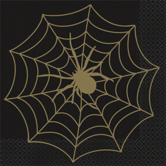 Halloween Spider Web Paper Napkins