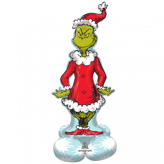 The Grinch Airloonz Foil Balloon - Inflated The Grinch Airloonz Foil Balloon - Inflated