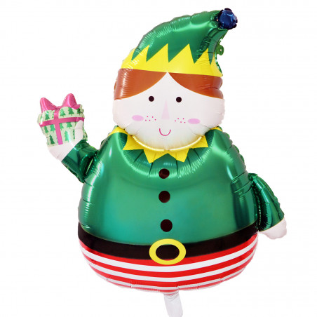 Elf Supershape Foil Balloon - Inflated
