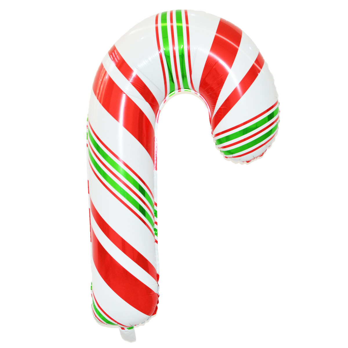 Candy Cane Supershape Foil Balloon - Inflated