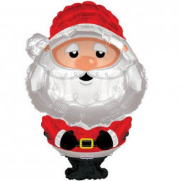 Santa Supershape Foil Balloon - Inflated