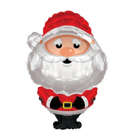 Santa Supershape Foil Balloon - Inflated