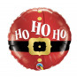 Ho Ho Ho Round Foil Balloon - Inflated Ho Ho Ho Round Foil Balloon - Inflated