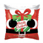 Merry Christmas Square Foil Balloon - Inflated