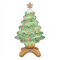 Christmas Tree Air Filled Foil Balloon - Inflated Christmas Tree Air Filled Foil Balloon - Inflated